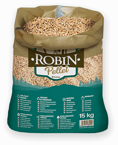 worek pelletu opałowego Robin do kupienia w Sierpcu lub sklepie internetowym